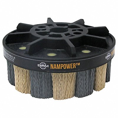 NAMPOWER BRUSH ADT15038320 Abrasive Nylon Brush 150mm D 320 Grit