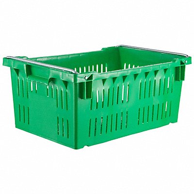 ORBIS AF241610Green Stack and Nest Ctr Green Vented Plastic