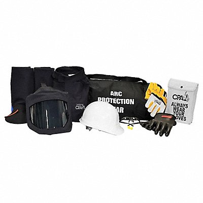 CHICAGO PROTECTIVE APPAREL AG20CL2XL10 Arc Flash Coat and Legging Kit Navy 2XL