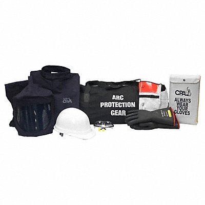 CHICAGO PROTECTIVE APPAREL AG32JP4XL11 Arc Flash Jacket and Pant Kit Navy 4XL