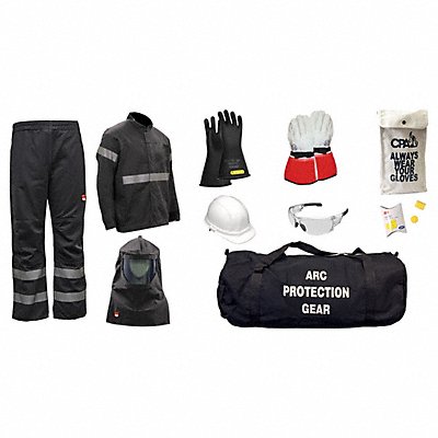 MECHANIX WEAR AG40GPJP2XL8 Arc Flash Protection Clothing Kit Sz 8