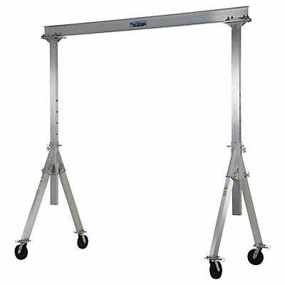 VESTIL AHA2108 Adjustable Hgt Aluminum Gantry Crane
