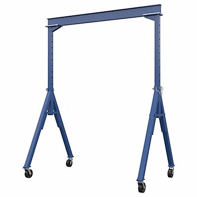 GRAINGER AHS21014 Adjustable Gantry Crane Steel Blue 2000 lb.