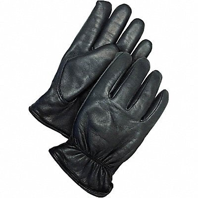 BDG 2091650L Leather Gloves Shirred Slip On Cuff L