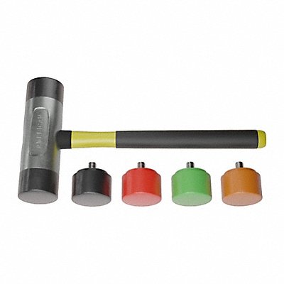 AMERICAN HAMMER AM35ZRTFG Replaceable Tip Hammer Zinc 3.5 lb