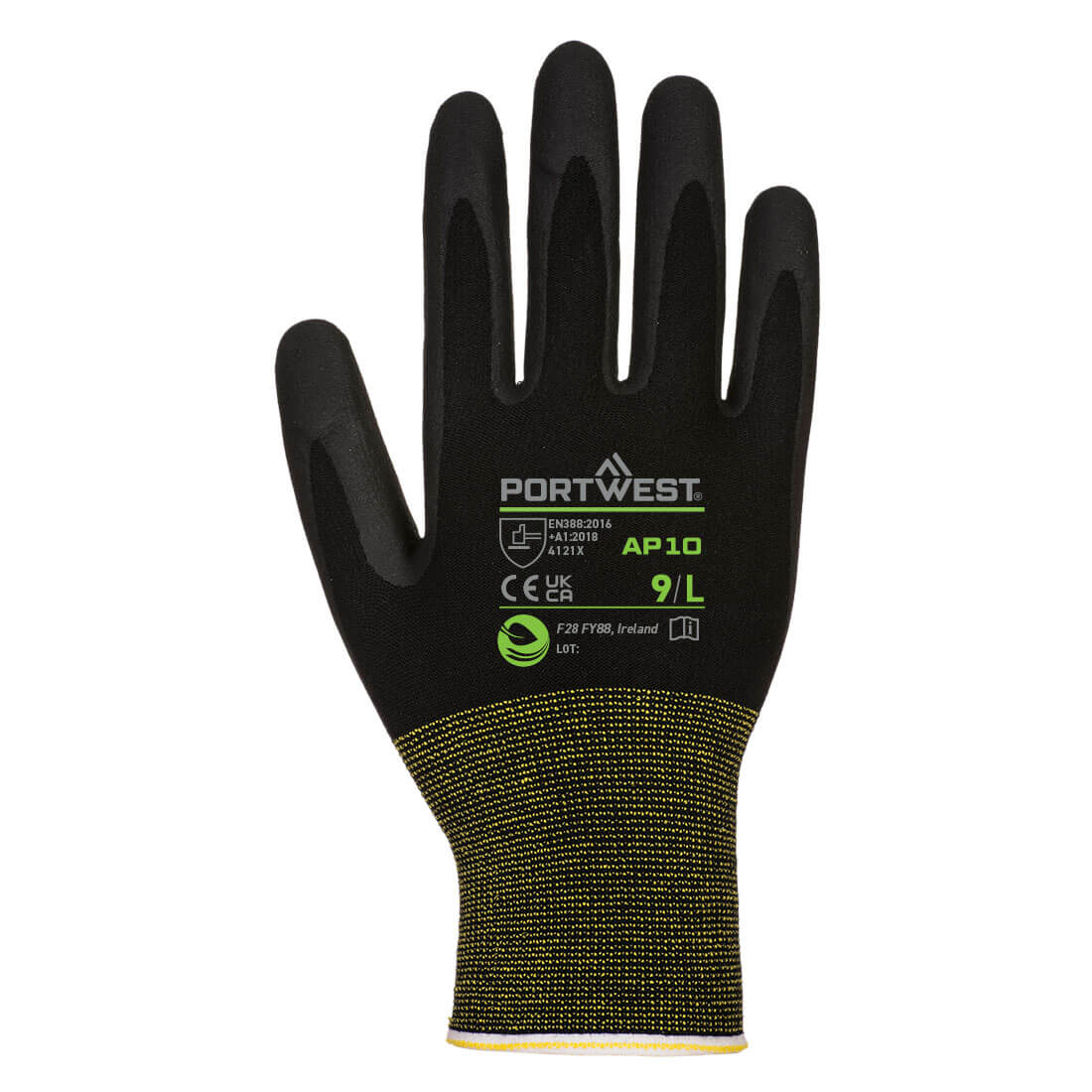 Portwest AP10 Grip 15 Foam Nitrile Bamboo Glove (Pk12)