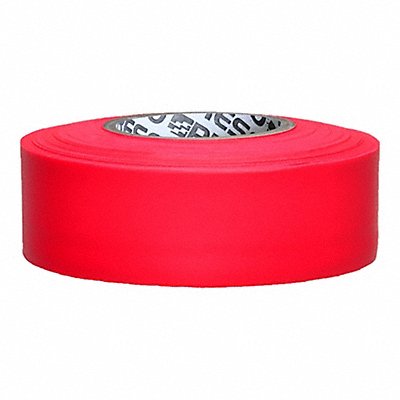 GRAINGER ARRG200 Flagging Tape  Red 150 ft L 1 3/16 in