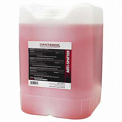 GRAINGER AS5G Antispatter Carboy Red Liquid 5 gal