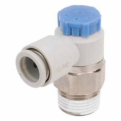 SMC AS3211F0306SA Speed Control Valve 3/8in BSPT Meter In