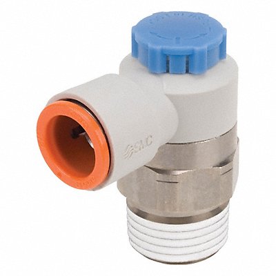 SMC AS4211FN0413SA Speed Control Valve 1/2in NPT Meter In