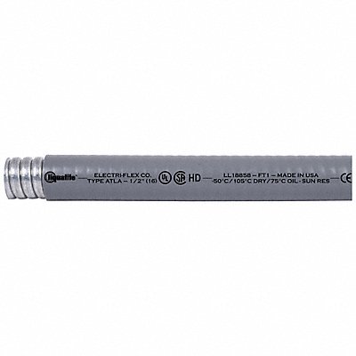 LIQUATITE ATLA14 Liquid Tight Conduit Grey 53 lb.