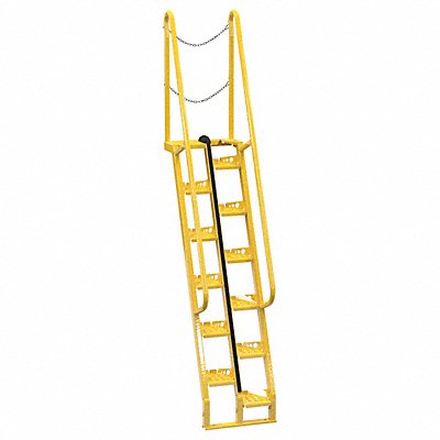 VESTIL ATS768 Alternating Tread Stairs 7 ft.H
