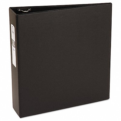 GRAINGER AVE03602 3-Ring Binder 3 Black