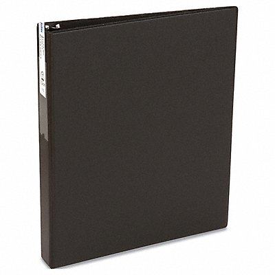 GRAINGER AVE04301 3-Ring Binder 1 Black