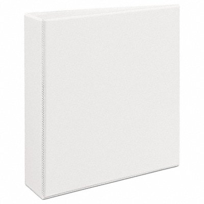 GRAINGER AVE05504 3-Ring Binder 2 White