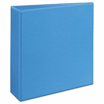 GRAINGER AVE05601 3-Ring Binder 3 Light Blue