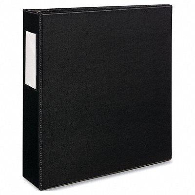 GRAINGER AVE08702 3-Ring Binder 3 Black