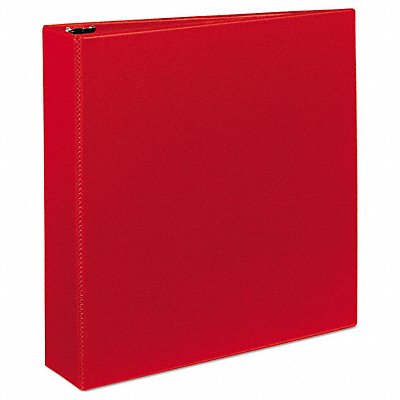 GRAINGER AVE79582 3-Ring Binder 2 Red