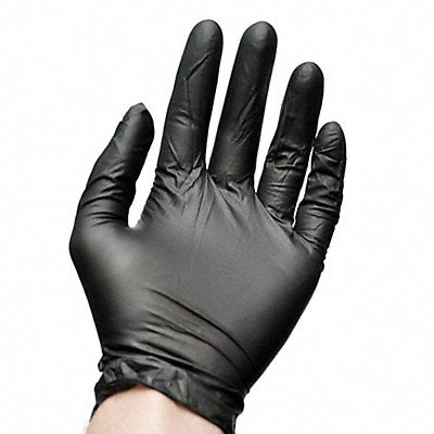 ALTOR SAFETY 30145B Single use Nitrile Gloves 6 mil Black L
