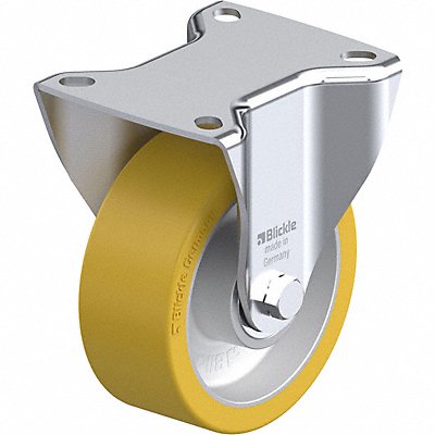 GRAINGER BALTH100K Plate Caster Rigid Polyurethane 4 15/16 H