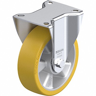GRAINGER BALTH125K Plate Caster Rigid Polyurethane 5 7/8 H