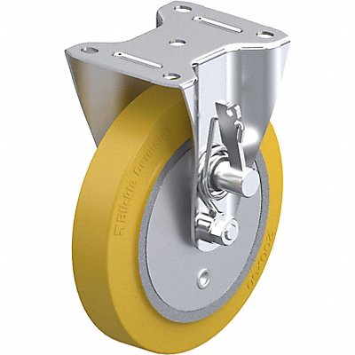 GRAINGER BGTH200KTML Plate Caster Rigid Polyurethane 9 1/4 H