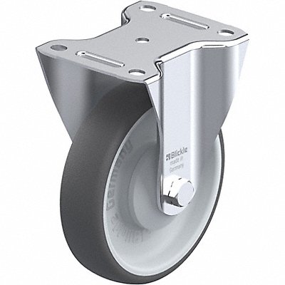 GRAINGER BPATH160KA Plate Caster Rigid Polyurethane 7 11/16 H