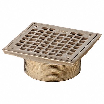 JAY R. SMITH MFG. CO B06NB Floor Drain Strainer Square 6In