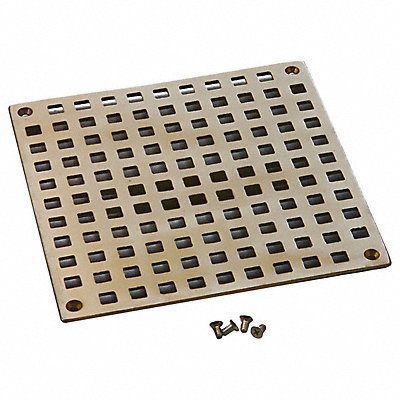 JAY R. SMITH MFG. CO B10NBG Floor Drain 8-3/8 in L Nickel Bronze
