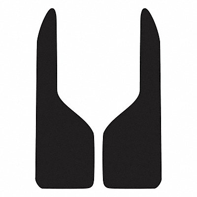 BUYERS PRODUCTS B1237PPBPKGD Mudflaps Polymer Black PR