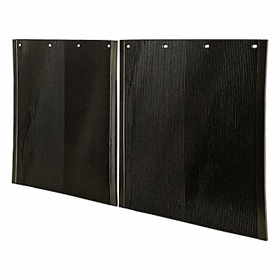 BUYERS PRODUCTS B24PSRPBPKGD Mudflaps Polymer Black PR