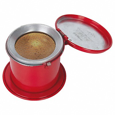EAGLE B600D Daub Can 1/8 gal Cap. Red 3-1/2 H