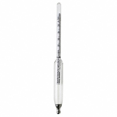 DURAC B618017700 Specific Gravity Plain Form Hydrometer