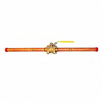 MILWAUKEE VALVE 18096 Manual 2-Way Ball Valve NPT Bronze
