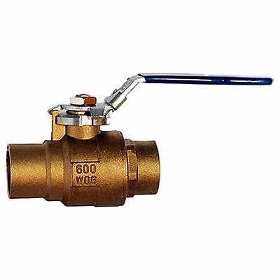 MILWAUKEE VALVE 12BA485BLL Manual 2-Way Ball Valve Sweat Brass