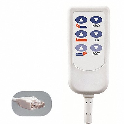 CREST HEALTHCARE SUPPLY BCAB601 Bed Control HD2 For Joerns 8-Pin RJ45