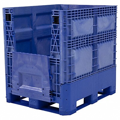 BUCKHORN BG4840332063002 Clps Bulk Ctr Blue Solid 48 in