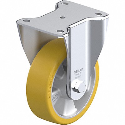 GRAINGER BHALTH150K Plate Caster Rigid Polyurethane 7 3/4 H
