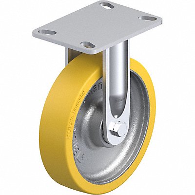 GRAINGER BHSGTH200K16 Plate Caster Rigid Polyurethane 9 5/8 H