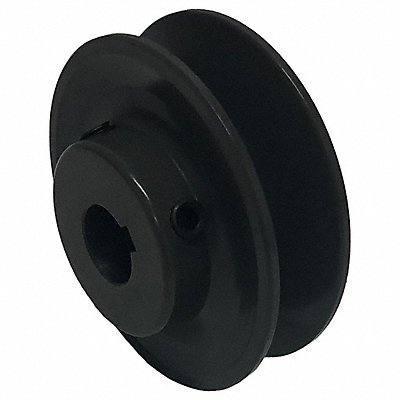 GRAINGER BK77X1 Sheave 1 in Dia Bore Fixed Bore