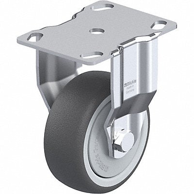 GRAINGER BKPAPATH80KF Plate Caster Rigid Polyurethane 4 3/8 H