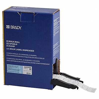 BRADY BM1251312 Sleeve Polyolefin White 1 W