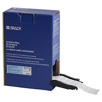 BRADY BM125175312 Sleeve Polyolefin White 1 3/4 W