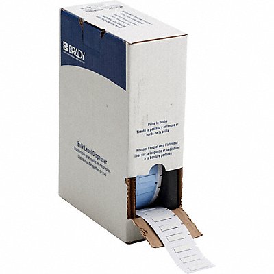 BRADY BM18713422 Sleeve Polyolefin White 33/64 W