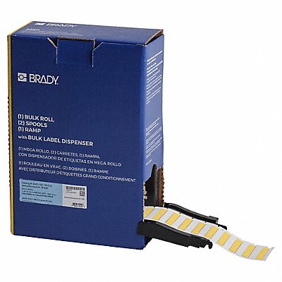 BRADY BM187175312YL Sleeve Polyolefin Yellow 1 3/4 W