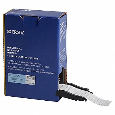 BRADY BM187175312 Sleeve Polyolefin White 1 3/4 W