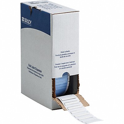 BRADY BM1871753423 Sleeve Polyolefin White 37/64 W