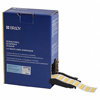BRADY BM250175312YL Sleeve Polyolefin Yellow 1 3/4 W