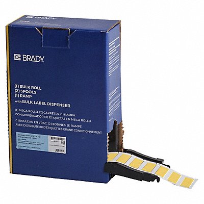 BRADY BM375175312YL Sleeve Polyolefin Yellow 1 3/4 W
