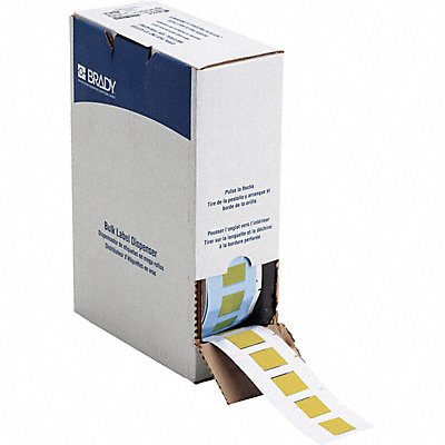 BRADY BM5001342YL Sleeve 1 in W 27/32 in H Die-cut